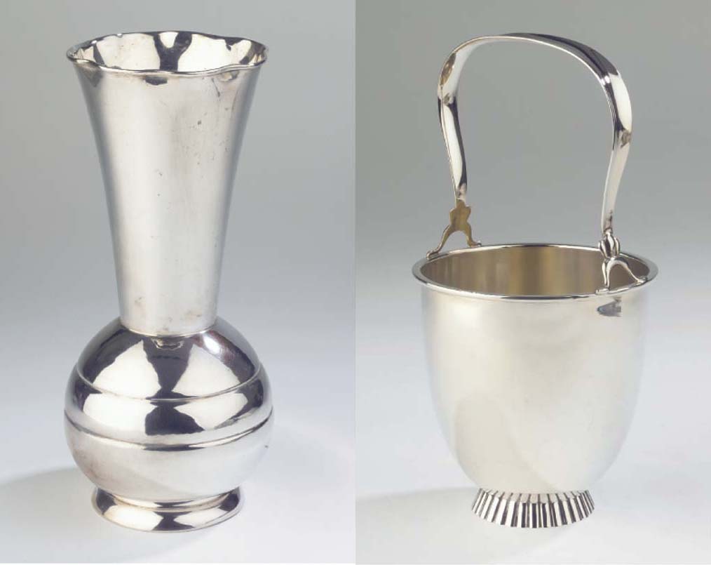 (2) A German silver vase , MAKER'S MARK BWKS Christie's