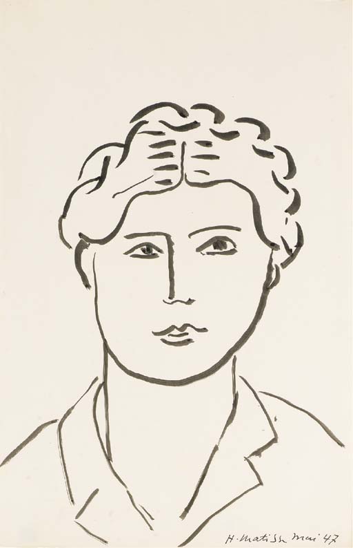 Femme de face 
