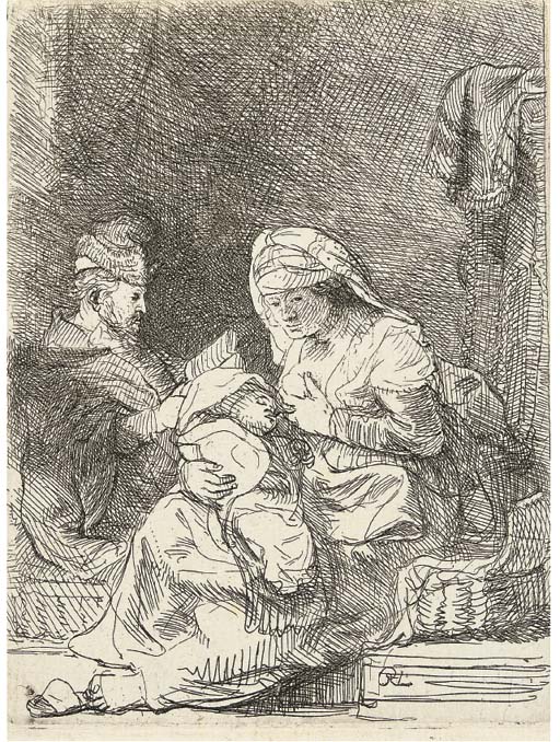The Holy Family (B., Holl. 62; H. 95) 
