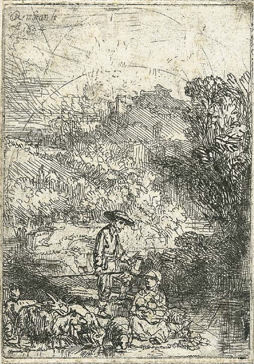 The Shepherd and his Family (B., Holl. 220; H. 206) 
