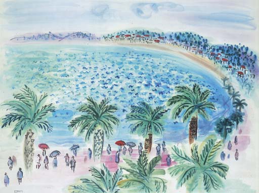 Raoul Dufy (1877-1953) , La Promenade des Anglais à Nice | Christie's