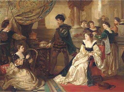 Robert Alexander Hillingford (1825-1904) | 'The Three Caskets ...
