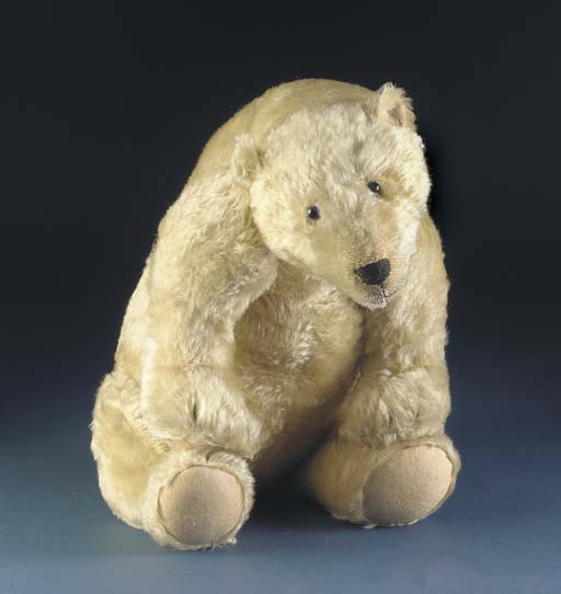 Ours Polaire Ancien – Jouet Vintage Années 1930-1940, Teddy Bear Rare