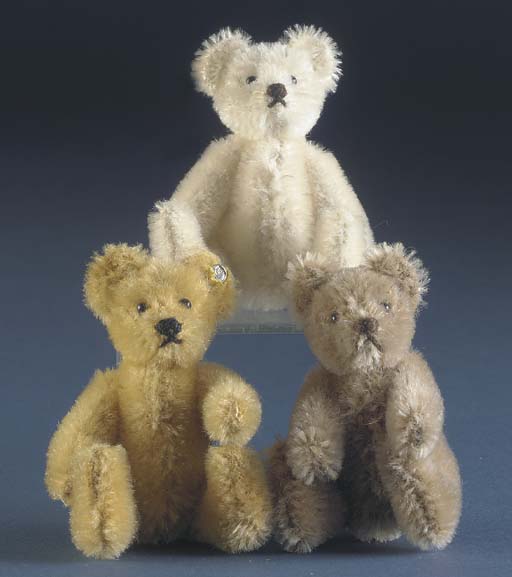 Rarissime Ours Polaire Ancien – Jouet Teddy Bear Des Années 1930-1940