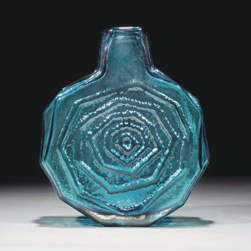 A Whitefriars Kingfisher Banjo 9681 Vase Christie S
