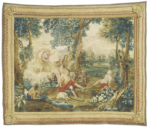 Where was this tapestry exported to and why picture