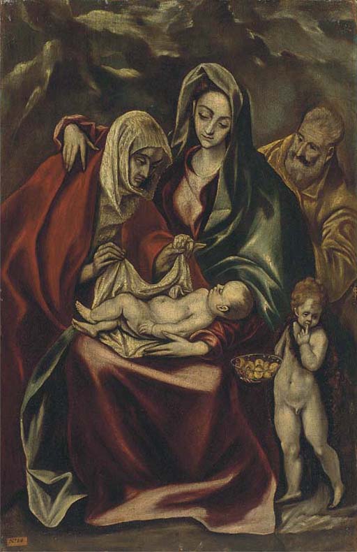 The Holy Family with Saint Anne and the Infant Saint John the Baptist 
