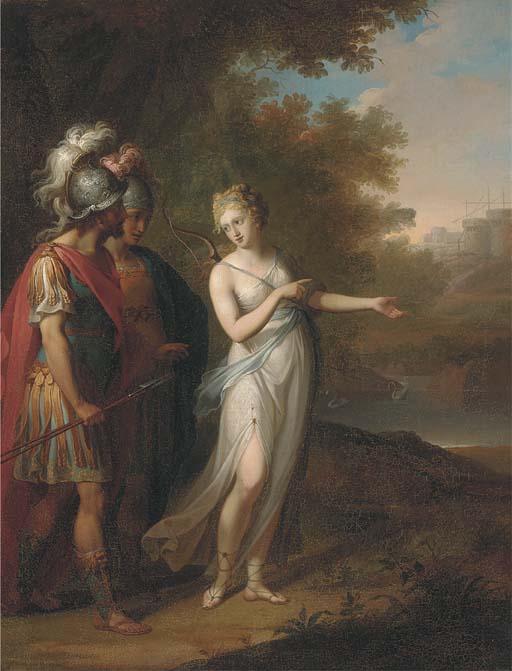 Venus appearing to Aeneas 
