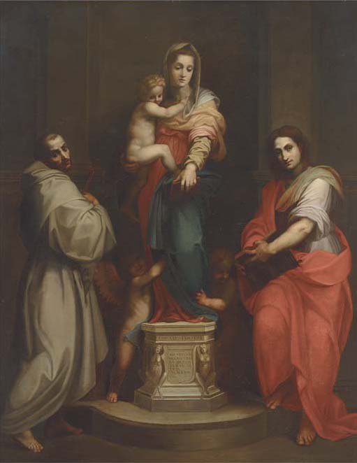 Characters in andrea del sarto picture