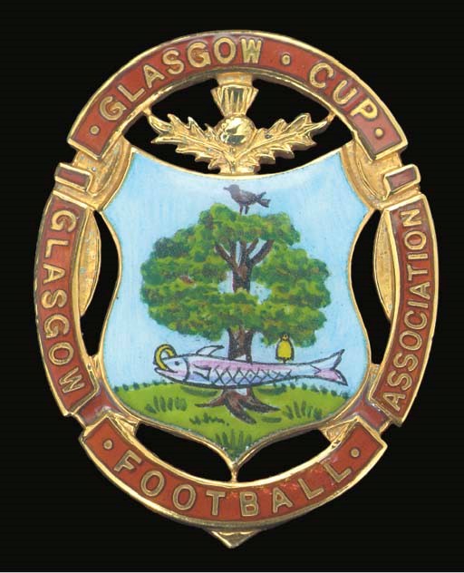 A 9CT GOLD AND ENAMEL GLASGOW CUP WINNERS MEDAL Christie's