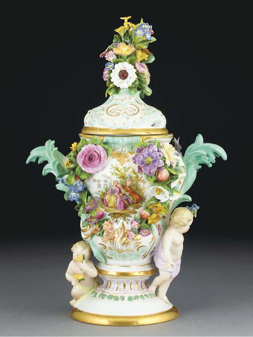 A Meissen group of Boreas and Oreithyia , CIRCA 1900, BLUE CROSSED