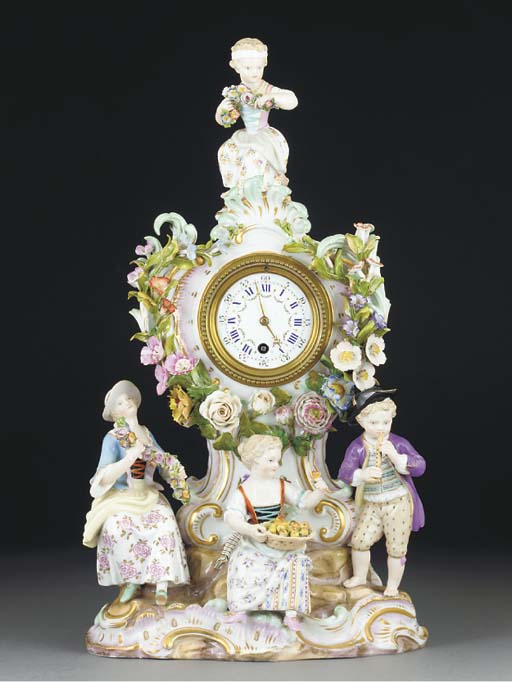 A Meissen group of Boreas and Oreithyia , CIRCA 1900, BLUE CROSSED