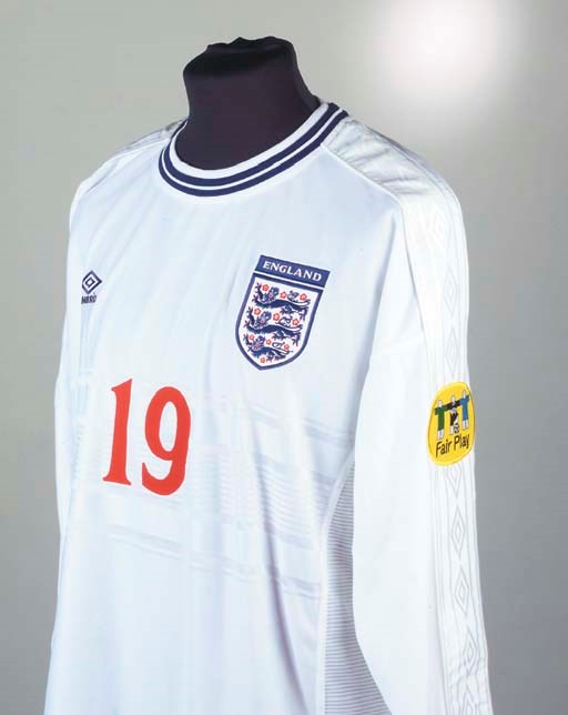 1966 white england shirt
