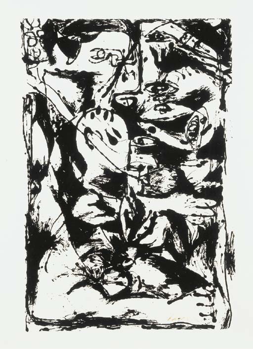 Untitled (Silkscreen I) (Pollock 29) 
