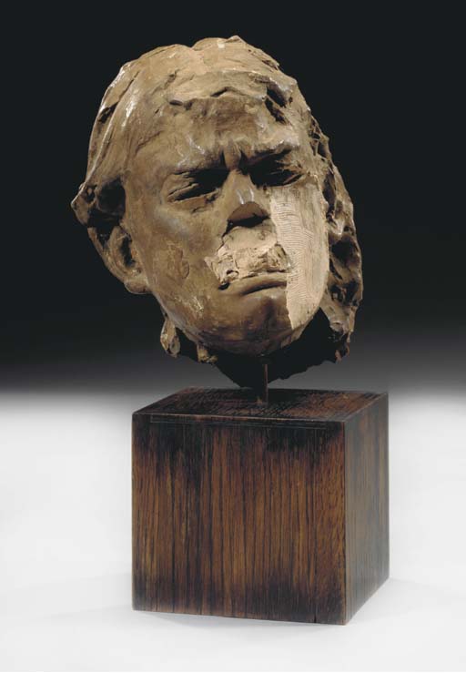 Etude pour 'La tête de pleureuse de la Porte de l'Enfer' 
