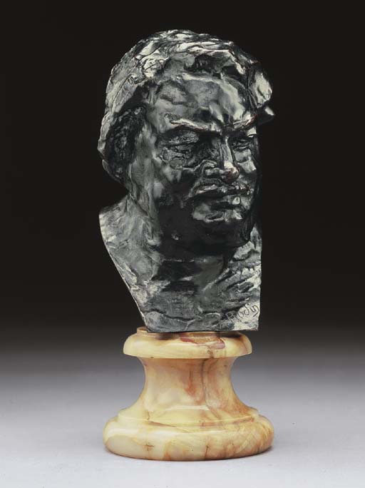 Buste de Balzac, étude type C, petit modèle, 3ème version 
