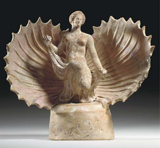 A GREEK TERRACOTTA APHRODITE , HELLENISTIC PERIOD, CIRCA 3RD