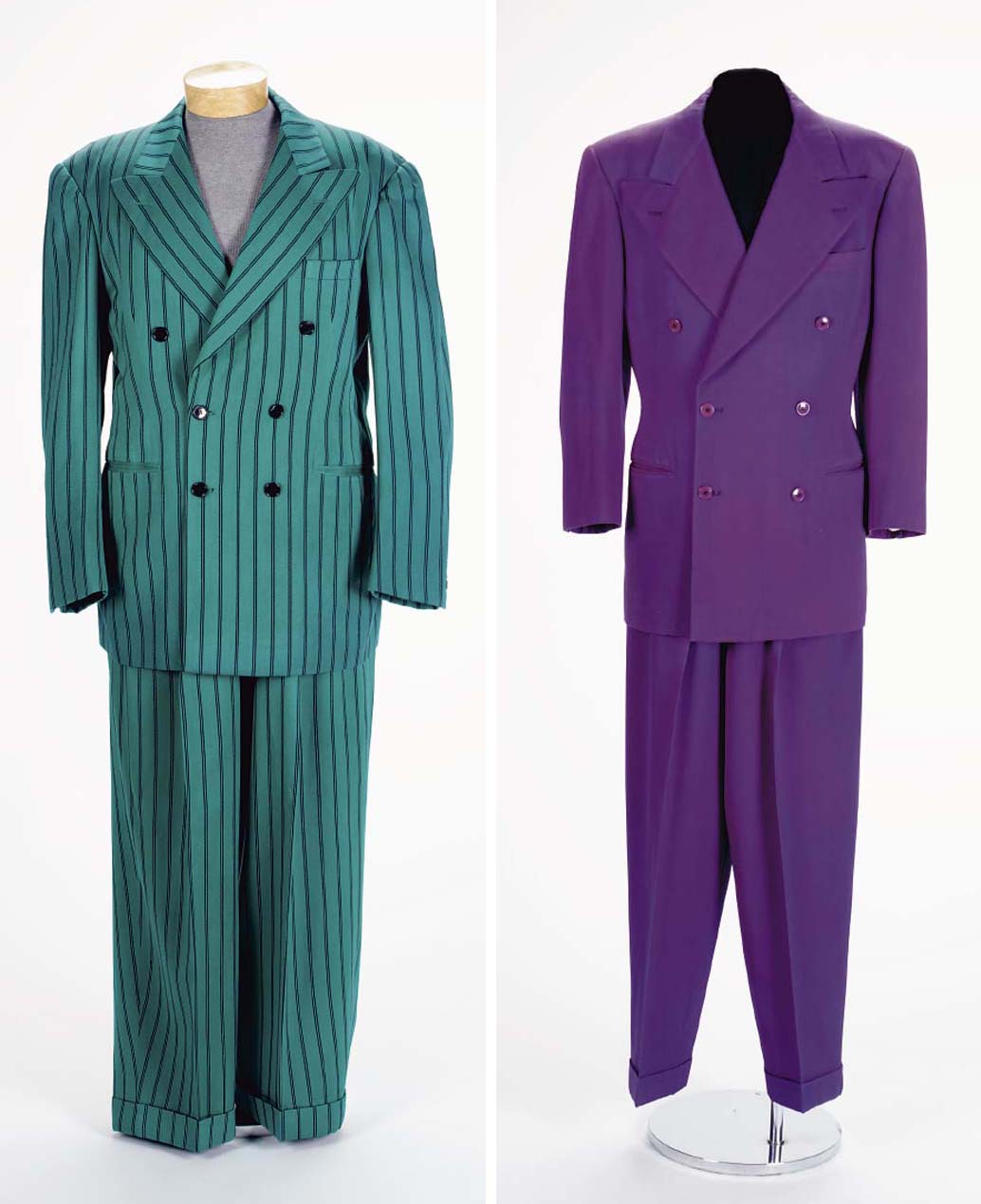 AL PACINO AND DUSTIN HOFFMAN COSTUMES FROM "DICK TRACY"