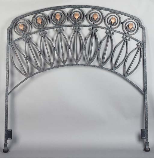 AN ART NOUVEAU STYLE HEADBOARD Christie's