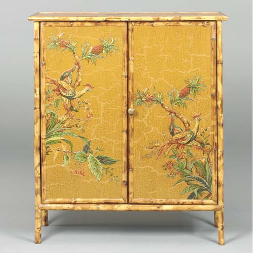 Modern Chinoiserie Chest In Gray
