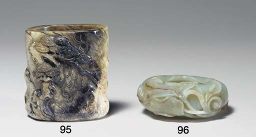 AN UNUSUAL WHITE JADE MOON FLASK , 18TH CENTURY | Christie's