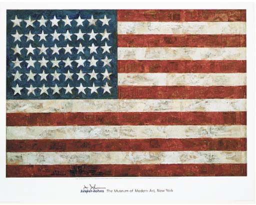 Figure 2 (The Minneapolis Institute of Arts poster); and Flag (The Museum of Modern Art poster)
