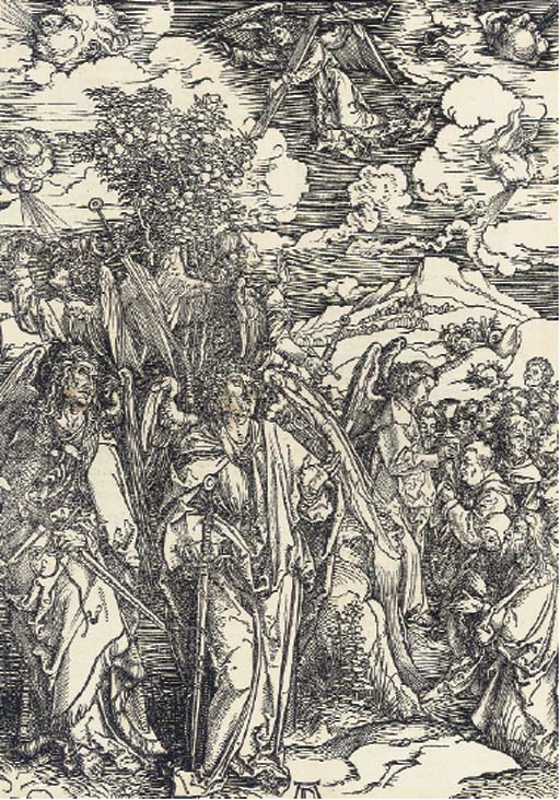 The Four Angels holding the Winds, from The Apocalypse (B. 66; M., Holl. 169)
