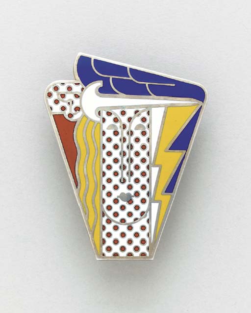 Modern Head Brooch/Pendant 
