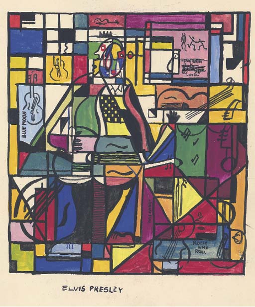 Elvis Presley Art By Stuart Sutcliffe