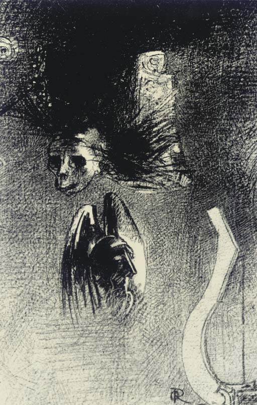 Frontispiece from, La Damnation de l'Artiste (Mellerio 104) 

