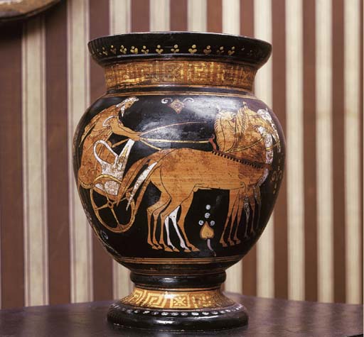 An Italian Pottery Vase Marked Made In Italy 20th Century