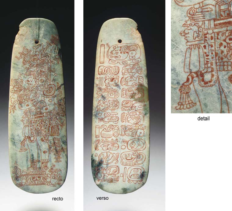 Maya Jade Belt Pendant, c. A.D. 400500. It's striking how many