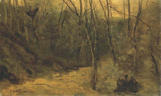 Paysans dans la forêt de Ville d'Avray 

