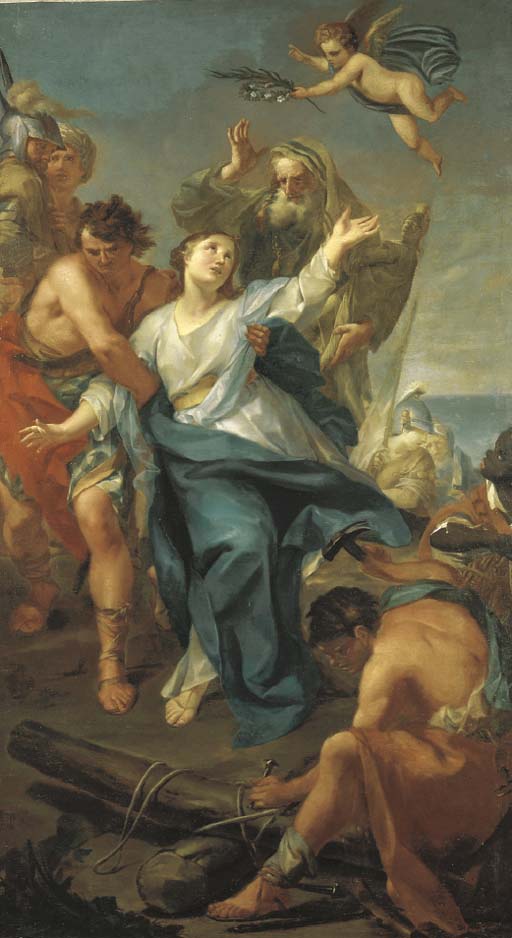 Sante Cattaneo, Santino (Salo' 17391819 Brescia) , Martirio di Santa