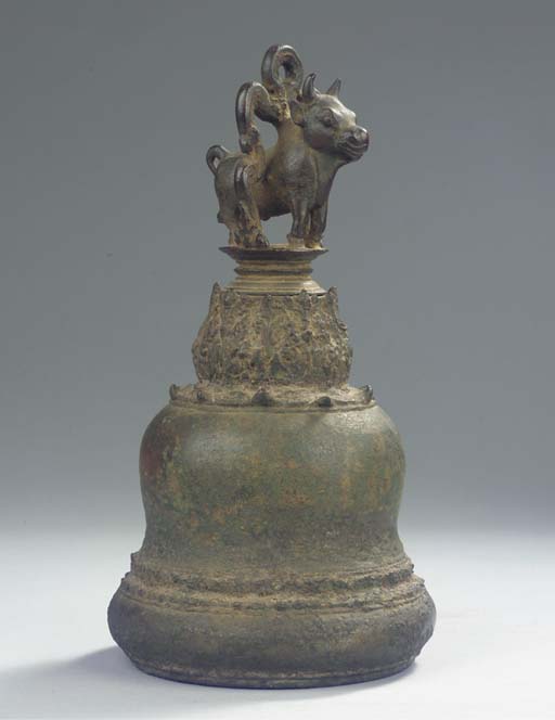 A Javanese Bronze Hanging Temple Bell