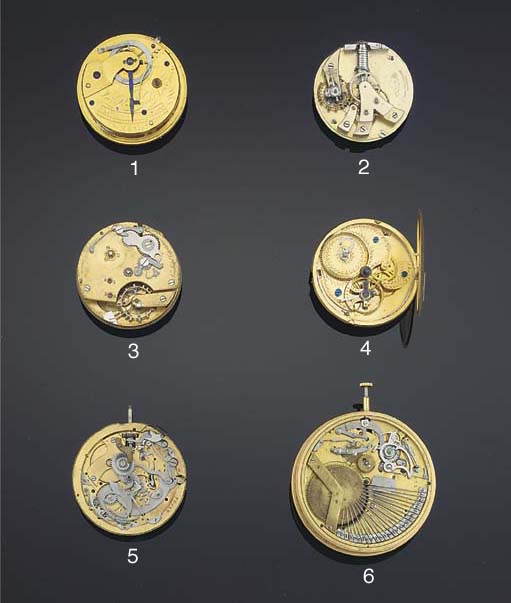 Two movements: a) J.R. Arnold. A steel cylinder movement with