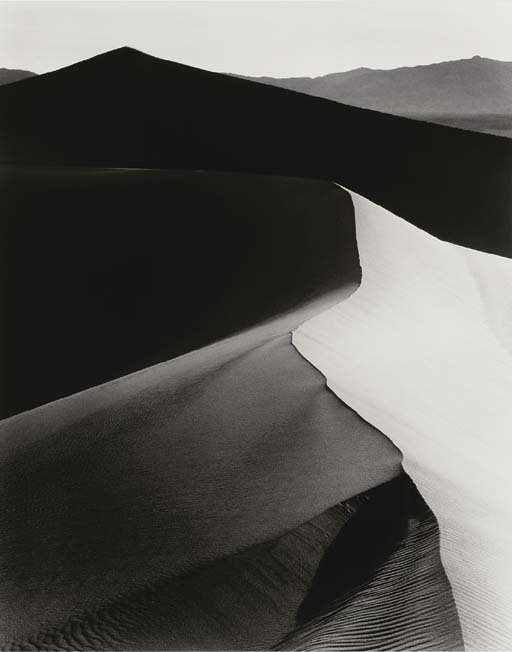 Sand Dunes, Sunrise, Death Valley National Monument, California, c.1948 
