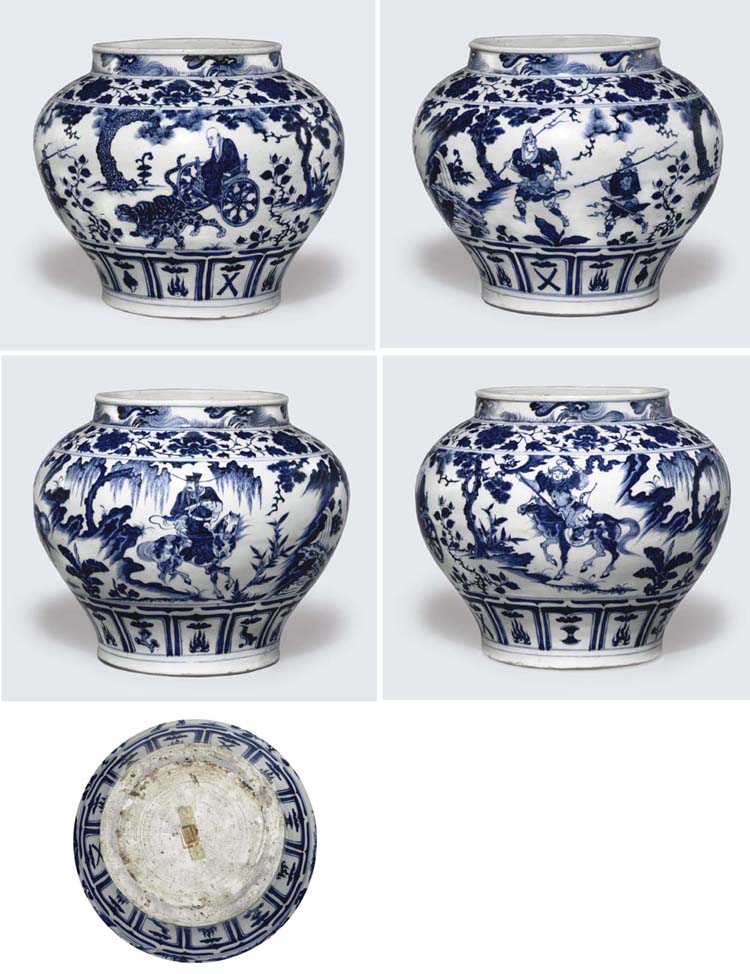 an exceptionally rare and important blue and detailsx