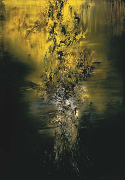 Composition in Green (Northern Lights) 
