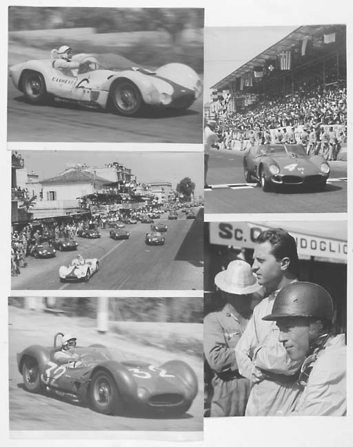 Pescara 1961 a group of rare press photographs; monotone studies