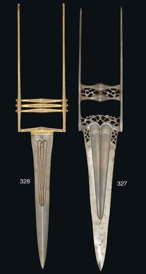 A Steel Stabbing Dagger katar India 19th Century