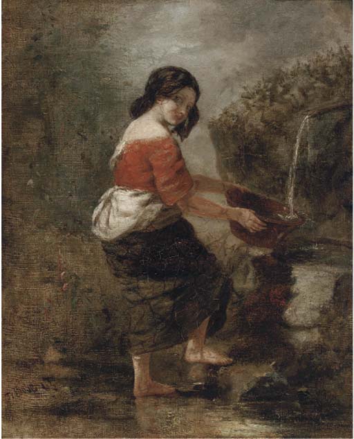 Collecting water 
