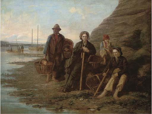 Mussel gatherers 

