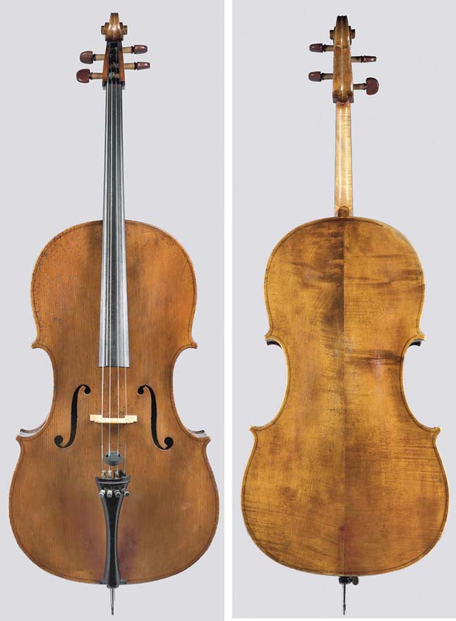 An English Cello probably by Thomas Kennedy, circa. 1800 Christie's