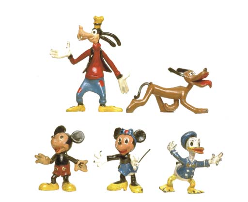 Salco diecast Mickey and Minnie Mouse Duet