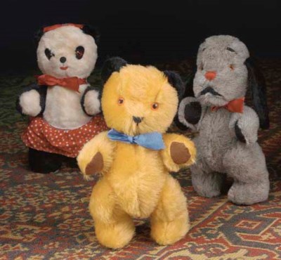 sooty and sweep teddy bears