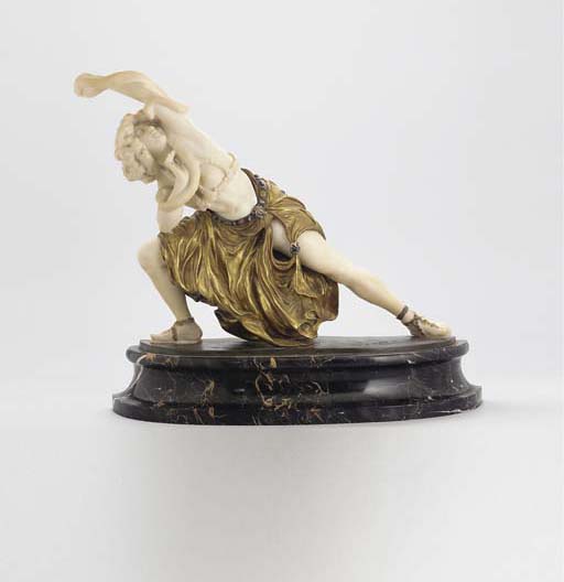 EMMANUEL VILLANIS , 'JAVOTTE' A PATINATED BRONZE BUST | Christie's