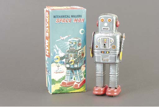 A rare Yonezawa friction-drive X27 Explorer Robot | Christie's