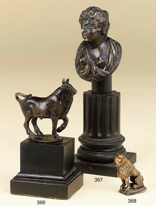 A FLORENTINE BRONZE MODEL OF A BULL , CIRCA 1620 Christie's