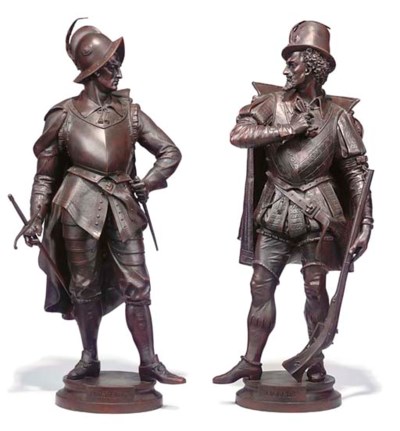 limousin spelter figures